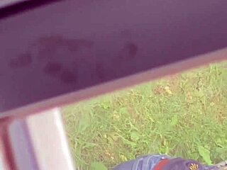 hot stepmom bending over in candid hidden moment