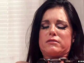 milf in lingerie gets anal training