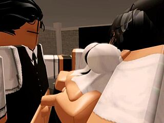 Girlfriend fucks boyfriend hard at the office on Friday