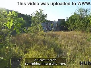 Hunt4k brunette picks up stranger for passionate outdoor meeting