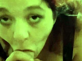 Local Slut Delivers Sloppy, Wet, Deepthroat Blowjob with Spitting