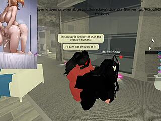 Moth Gets Drilled By Huge Futa Cock