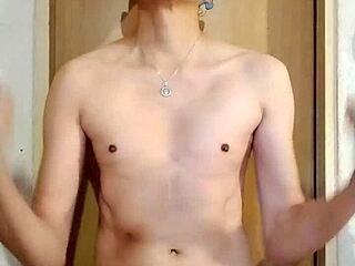 Chacal Caliente Masturbates His Big Monster Cock In Skinny Solo Session.