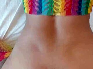 Candie Cross Is a Natural Petite Skinny Teen in Homemade POV Scenes