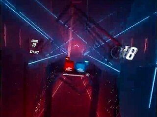 Beat Saber Bukake With Mature Cubes In Interracial Two Colors