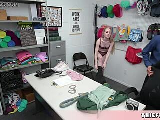 Caught By The Pervy Cop! Skinny Blonde!