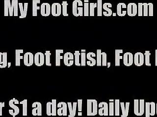 Lorianna Sneakily Sucks On Shilos Toes, It's So Intense