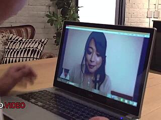 色っぽいJAV女優鈴森しほなが完璧アジアン口マンコフェラテク！