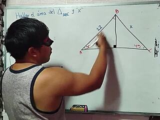 Asian Nerd Student Teaches Teacher in Bedroom