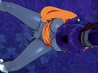 Yoruichi Squirts After Sensual Solo Masturbation