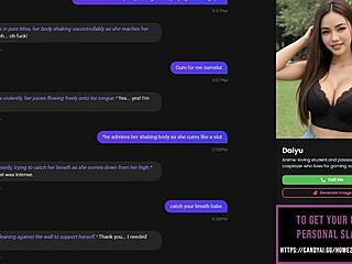 Playing strip poker with my AI slut, leading to oral sex