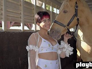 Beautiful big tits teen 18+ mia valentine shows curvy body and exposed big ass and big tits