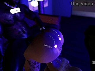 Fuckin my bimbo slut with big black cock