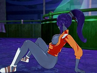 Yoruichi Squirts After Sensual Solo Masturbation