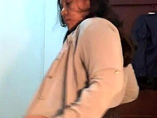 Feeling slutty, this asian beauty performs an emotional strip tease.