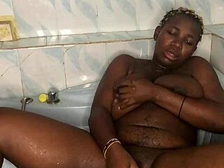 bathroom sex with my huge dildo... so crazy and squirting!