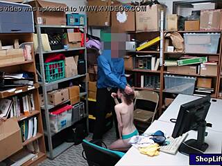 skinny shoplifter, take that pounding officer