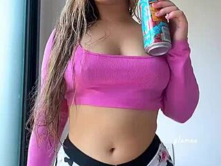 Tell me, what's under those jeans and panties on that sexy Latina dancer?