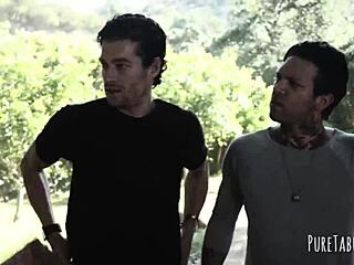 Blonde Takes Double Penetration in Doggystyle