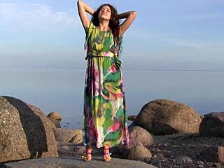 Oh, Norma A, Enjoying Sensual Masturbation on Baltic Evening!