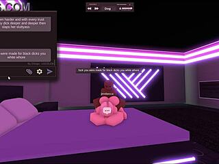 blonde girl cheats on bf with black dick in roblox