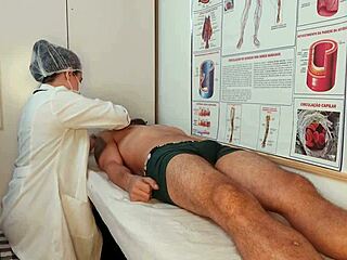 unforgettable erection in front of the nurse