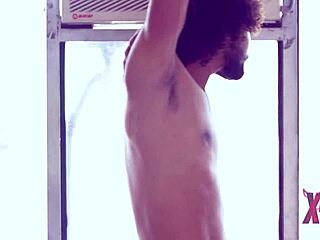 Curvy latina teens deepthroat and ride boxing coach in quickie.