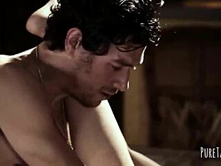 Blonde Takes Double Penetration in Doggystyle