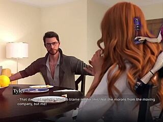 Boundaries of morality 2 - redhead wife riding that cock