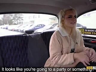 taxi driver fucks hot blonde gina varney in his car
