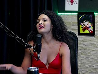 Teen visits swing house enjoys recording for brazilian girls and desired video with mia luz in sheer red lingerie