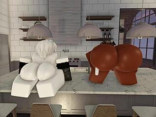 our roblox threesome with big black cocks feels so intense