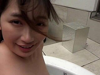 j-cup pregnant japanese gravure idol with huge natural tits gets bed fucked raw 😍🍑