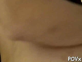 Shaved Teen Pussy Takes Hardcore POV Pounding from Erected Cock Roughly