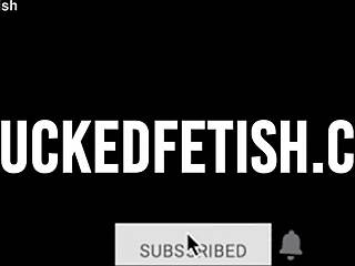 brunette latina with big tits pops balloons in comic fetish play