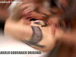 Isis diamond takes 7on1 with foot tvp dap dp domination!