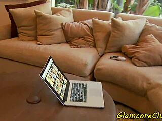 glamcore european models with big tits get banged hard in intense threesome pov titty fuck