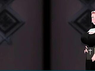 what if nun's confession booth hides huge cock pounding her slutty pussy?!