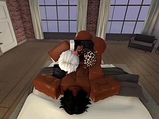 our roblox threesome with big black cocks feels so intense