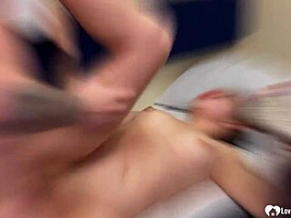 roommate's tattooed feet lead to dorm doggystyle hardcore pounding