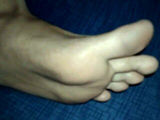 little foot with callus and saliva jerks one off for me go