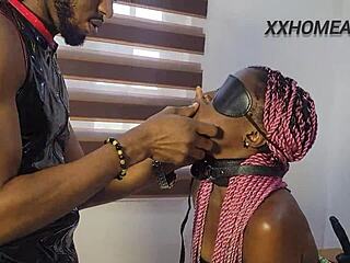 petite teen bound and dominated by big fat cock