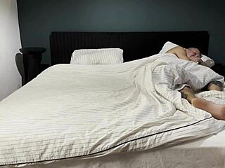 two muscular studs bareback choke and creampie cuckold's tight wife hard