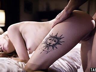 paranoid wife joins ffm big tits lingerie taboo with hubby and teen babysitter