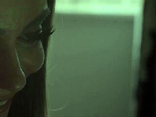 Foster Brunette with Big Tits Rides Cock in Bedroom Sex Tape