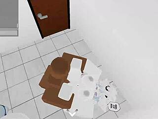 random slut bends over for monster bbc pounding in condo roblox style