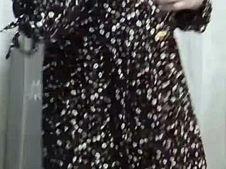 hey teacher wife with big tits and pussy dance naked in hijab while house empty arab style