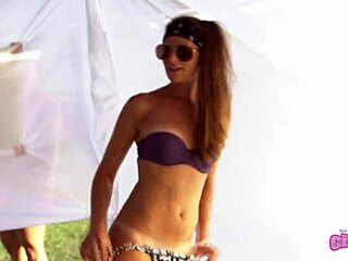 hey girls flashing tits at rock fest backstage? real sluts