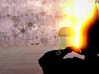 robin busted watching harley quinn halloween hentai flick