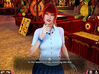Double Homework 06: Dating cute petite redhead Johanna roleplay game